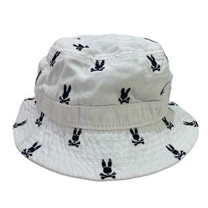 Psycho Bunny Bucket Hat by Robert Godley All Over Print AOP Bunny Logo OS